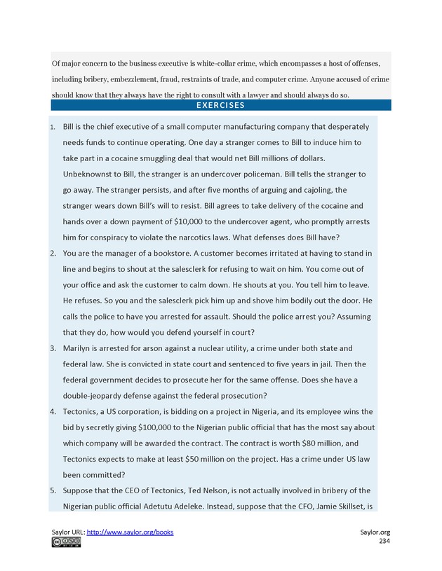 Business Law and the Legal Environment - Page 234